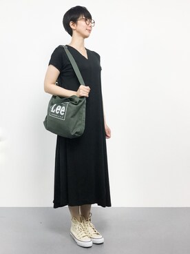 三由佳奈さん(レディース・160cm)の夏コーディネート
