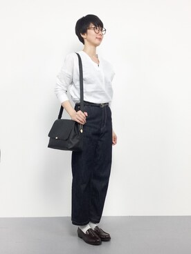 三由佳奈さん（レディース・160cm）の夏コーディネート