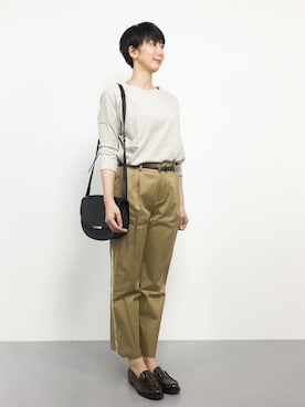 三由佳奈さん（レディース・160cm）の秋コーディネート