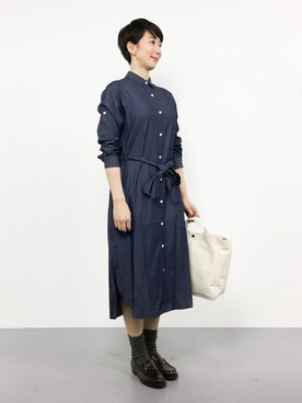 三由佳奈さん（レディース・160cm）の秋コーディネート
