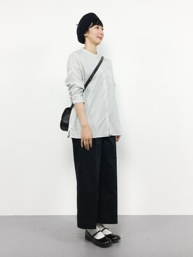 三由佳奈さん（レディース・160cm）の秋コーディネート