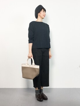 三由佳奈さん（レディース・160cm）の秋コーディネート