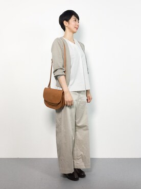 三由佳奈さん（レディース・160cm）の秋コーディネート