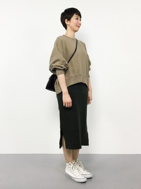 三由佳奈さん（レディース・160cm）の秋コーディネート