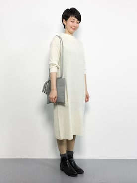 三由佳奈さん（レディース・160cm）の秋コーディネート