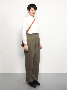 三由佳奈さん（レディース・160cm）の秋コーディネート