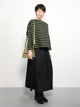 三由佳奈さん（レディース・160cm）の秋コーディネート