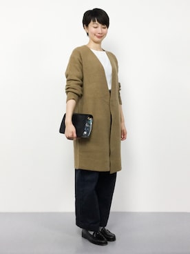 三由佳奈さん（レディース・160cm）の秋コーディネート