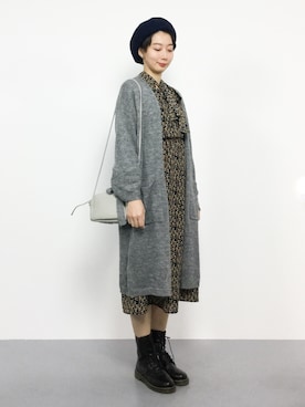 三由佳奈さん（レディース・160cm）の秋コーディネート