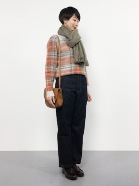 三由佳奈さん（レディース・160cm）の秋コーディネート