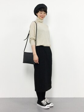 三由佳奈さん（レディース・160cm）の秋コーディネート