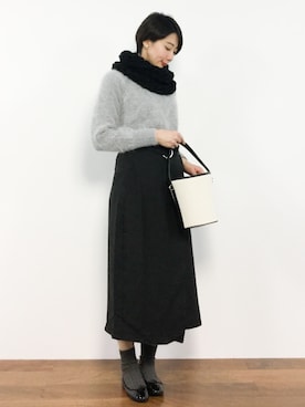 三由佳奈さん（レディース・160cm）の秋コーディネート