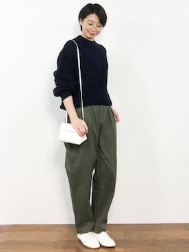 三由佳奈さん（レディース・160cm）の秋コーディネート