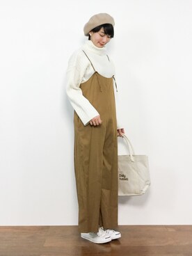 「着用商品は全てセール品です！」｜三由佳奈さん（レディース・160cm）の冬コーディネート