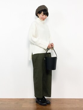 「着用商品は全てセール品です！」｜三由佳奈さん（レディース・160cm）の冬コーディネート