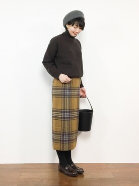 「着用商品は全てセール品です！」｜三由佳奈さん（レディース・160cm）の冬コーディネート