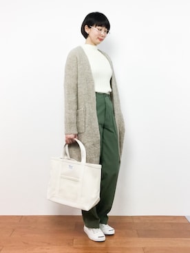 三由佳奈さん(レディース・160cm)の冬コーディネート