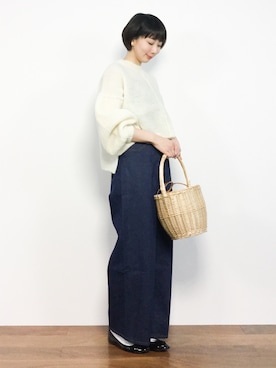 「着用商品は全てセール品です！」｜三由佳奈さん（レディース・160cm）の冬コーディネート
