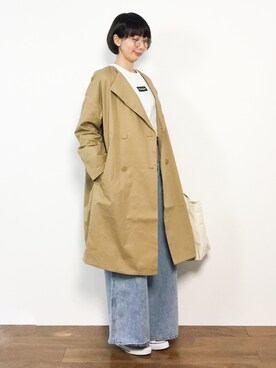 「haco!（ハコ）のアイテム（その他アウター）」を使った、三由佳奈さん（レディース・160cm）の冬コーディネート