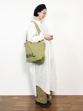 「note et silence （ノートエシロンス）のアイテム（ワンピース/ドレス）」を使った、三由佳奈さん（レディース・160cm）の冬コーディネート