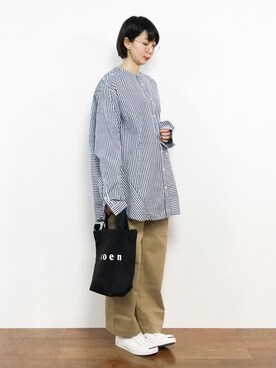 三由佳奈さん（レディース・160cm）の春コーディネート