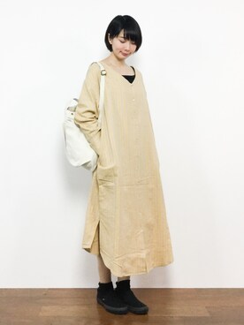 三由佳奈さん（レディース・160cm）の春コーディネート