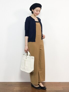 三由佳奈さん(レディース・160cm)の春コーディネート