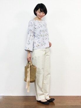 三由佳奈さん（レディース・160cm）の春コーディネート