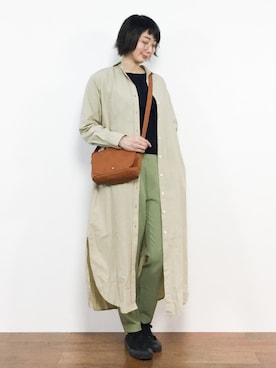 三由佳奈さん（レディース・160cm）の春コーディネート