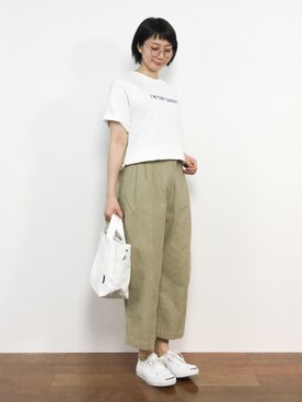 三由佳奈さん（レディース・160cm）の春コーディネート