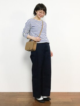 三由佳奈さん（レディース・160cm）の春コーディネート