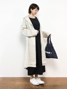 三由佳奈さん（レディース・160cm）の春コーディネート