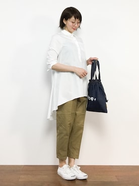 三由佳奈さん(レディース・160cm)の春コーディネート