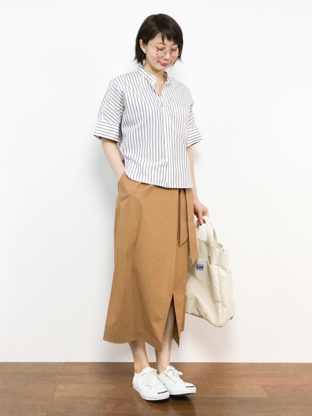 MACPHEE（マカフィー）の「コットンブロード ハーフスリーブ