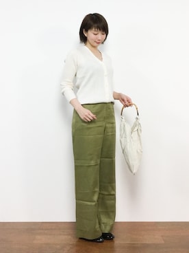 三由佳奈さん(レディース・160cm)の春コーディネート