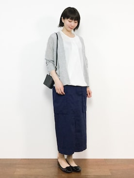 三由佳奈さん（レディース・160cm）の春コーディネート