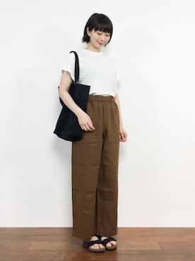 三由佳奈さん（レディース・160cm）の春コーディネート