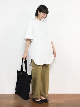 三由佳奈さん（レディース・160cm）の春コーディネート