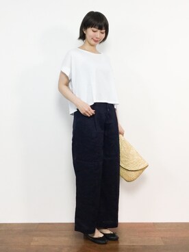 三由佳奈さん（レディース・160cm）の春コーディネート