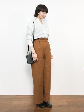 三由佳奈さん（レディース・160cm）の春コーディネート