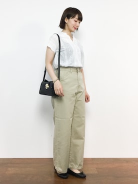 三由佳奈さん（レディース・160cm）の夏コーディネート