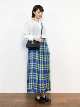 三由佳奈さん（レディース・160cm）の春コーディネート