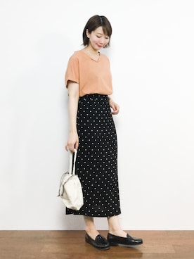 三由佳奈さん（レディース・160cm）の夏コーディネート