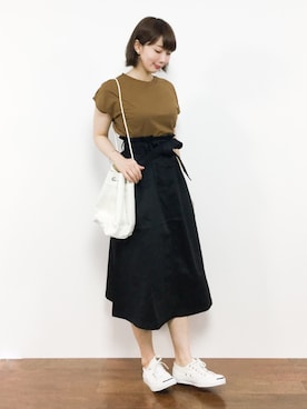 三由佳奈さん（レディース・160cm）の夏コーディネート