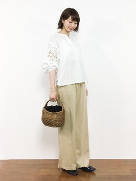 三由佳奈さん(レディース・160cm)の夏コーディネート