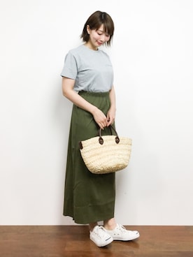 三由佳奈さん（レディース・160cm）の夏コーディネート