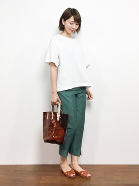 三由佳奈さん（レディース・160cm）の夏コーディネート