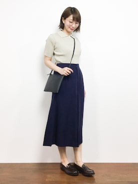 三由佳奈さん(レディース・160cm)の夏コーディネート