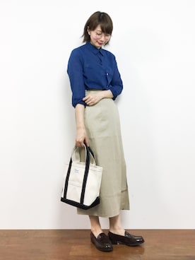 三由佳奈さん（レディース・160cm）の夏コーディネート