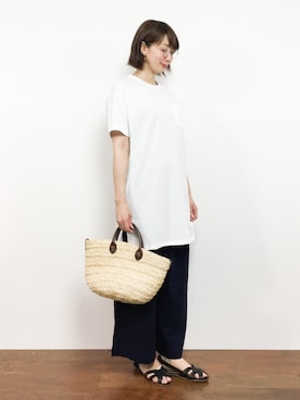 三由佳奈さん(レディース・160cm)の夏コーディネート